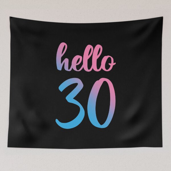 Item preview, Hello Thirty II - 30th Birthday Gift designed and sold by Lemon Pepper.