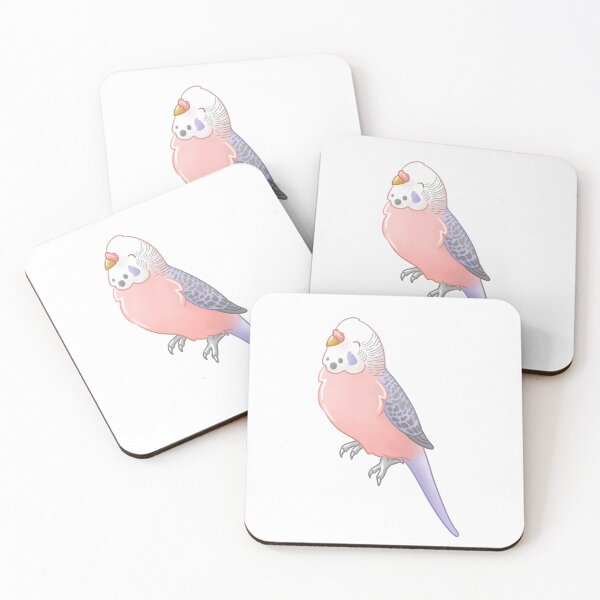 Item preview, Cupio Pride Budgie designed and sold by AdoraBirdArt.