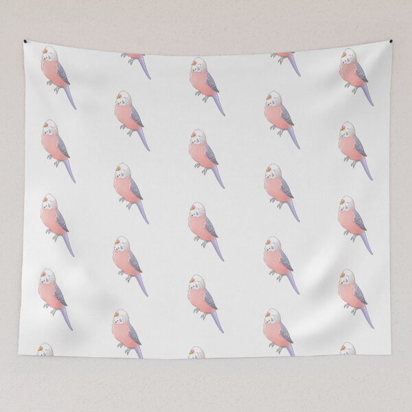 Item preview, Cupio Pride Budgie designed and sold by AdoraBirdArt.
