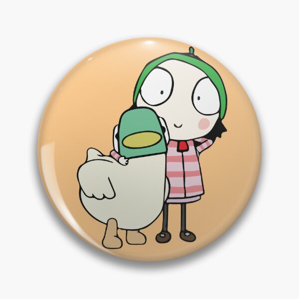 Item preview, Sarah and Duck having fun designed and sold by Bonobofy.