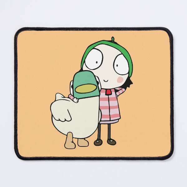 Item preview, Sarah and Duck having fun designed and sold by Bonobofy.