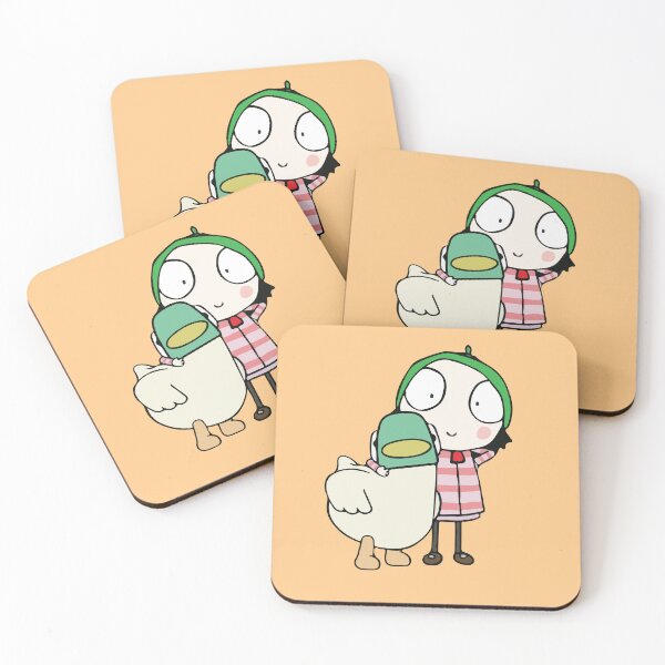 Item preview, Sarah and Duck having fun designed and sold by Bonobofy.