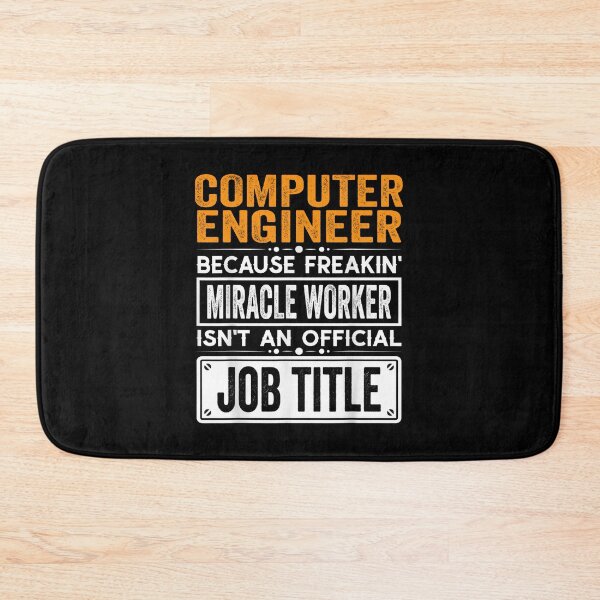 Item preview, Computer engineer Because Freaking Miracle Worker Isn’t an Official Job Title, Computer engineer Christmas Fathers Day shirt designed and sold by xlnv.