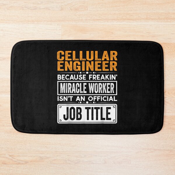 Item preview, Cellular engineer Because Freaking Miracle Worker Isn’t an Official Job Title, Cellular engineer Christmas Fathers Day shirt designed and sold by xlnv.