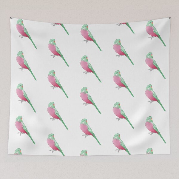 Item preview, Abrosexual Pride Budgie designed and sold by AdoraBirdArt.