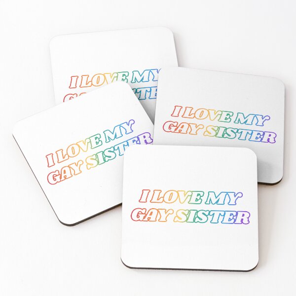 Item preview, I love my gay sister PRIDE MERCH designed and sold by Inspirationmotivation.