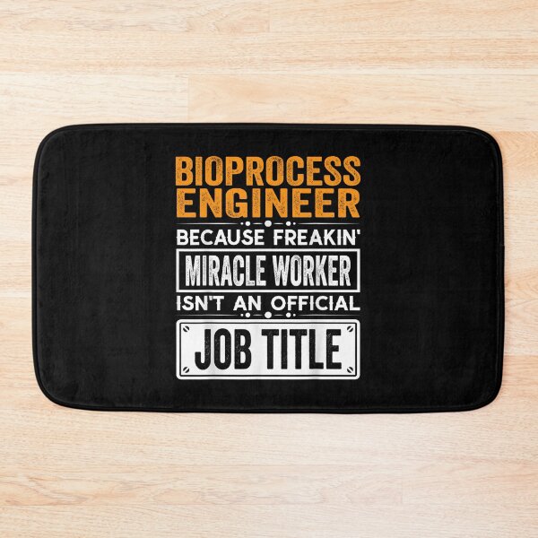 Item preview, Bioprocess engineer Because Freaking Miracle Worker Isn’t an Official Job Title, Bioprocess engineer Christmas Fathers Day shirt designed and sold by xlnv.