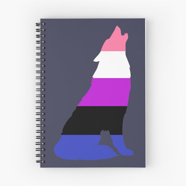Item preview, Wolf Genderfluid Pride designed and sold by MMwolfdogden.
