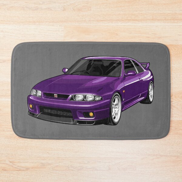 Artikelvorschau, Artwork NISSAN Skyline GT-R V-spec R33 lila entworfen und verkauft von SketchNinja.