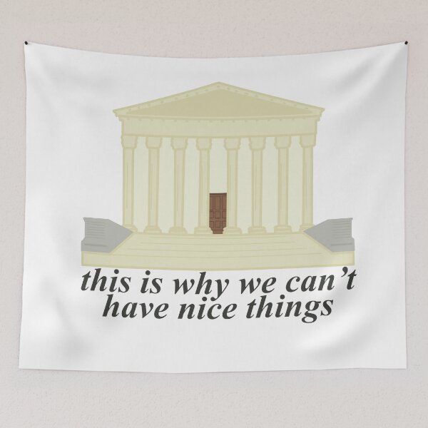 Item preview, this is why we can't have nice things SCOTUS building designed and sold by maya jaffe.