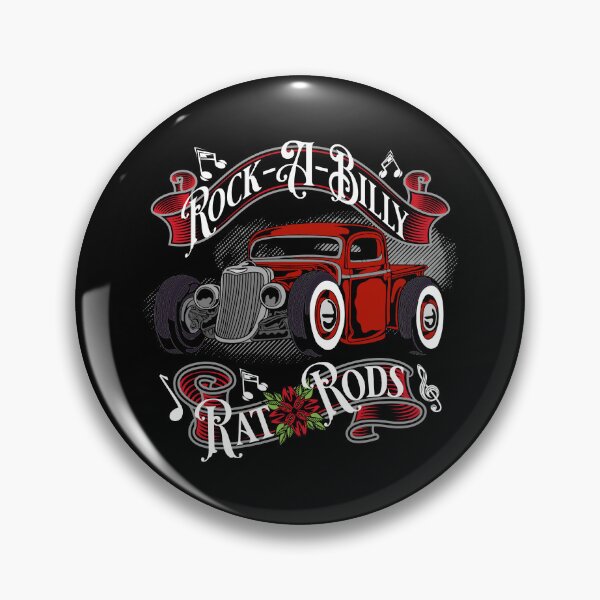 Item preview, Hot Rod Art Retro Vintage Classic Car Rock-A-Billy Rat Rod designed and sold by CharJens.