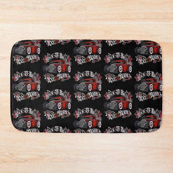 Item preview, Hot Rod Art Retro Vintage Classic Car Rock-A-Billy Rat Rod designed and sold by CharJens.