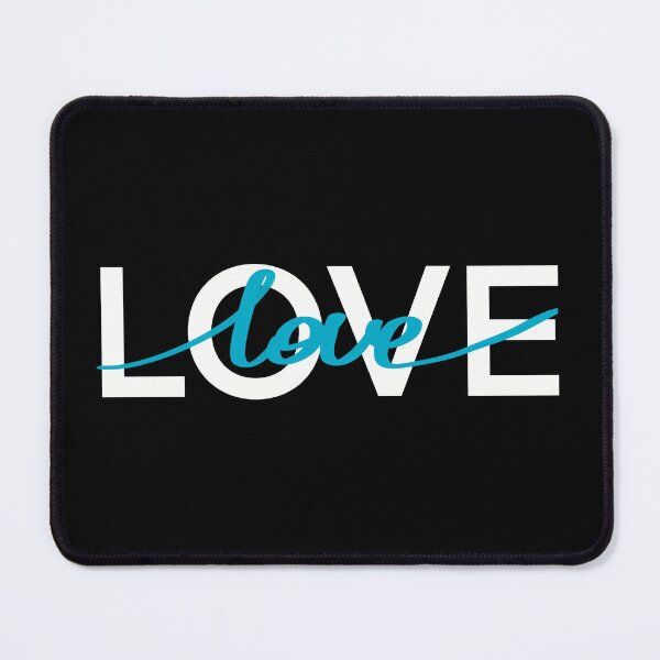 Item preview, Love. Blue Motivational quote.   Lettering  designed and sold by Drevych-shop.
