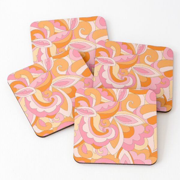 Item preview, 231 Groovy Shapes coral designed and sold by Cressidacarr.