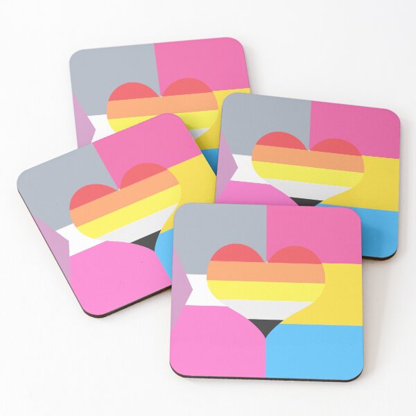 Item preview, Coeosexual / Pansexual Lithoromantic (Akioromantic) Pride Flag designed and sold by DarkVulpine.