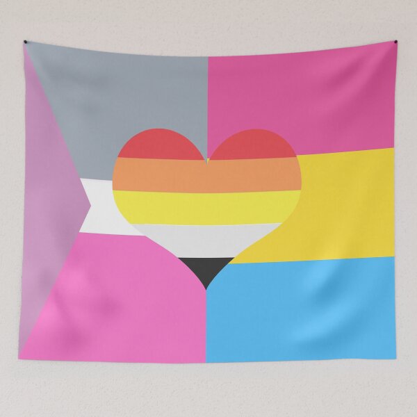 Item preview, Coeosexual / Pansexual Lithoromantic (Akioromantic) Pride Flag designed and sold by DarkVulpine.