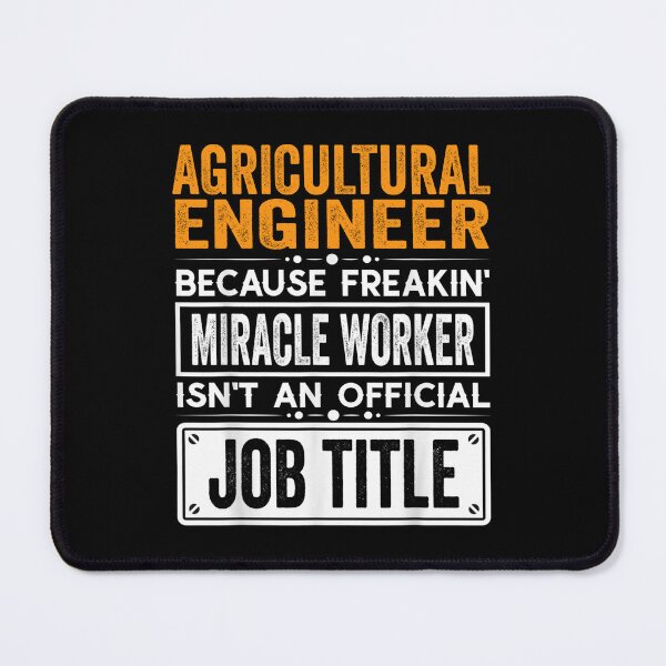 Item preview, Agricultural engineer Because Freaking Miracle Worker Isn’t an Official Job Title, Agricultural engineer Christmas Fathers Day shirt designed and sold by xlnv.