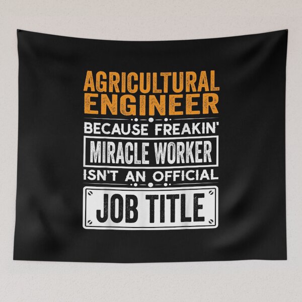 Item preview, Agricultural engineer Because Freaking Miracle Worker Isn’t an Official Job Title, Agricultural engineer Christmas Fathers Day shirt designed and sold by xlnv.