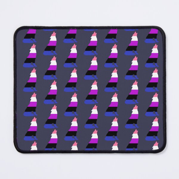 Item preview, Wolf Genderfluid Pride Background designed and sold by MMwolfdogden.