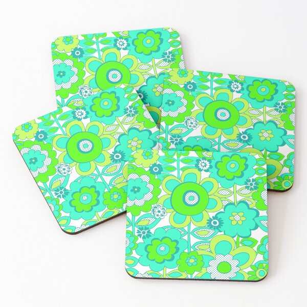 Item preview, 225 Fun Flowers green designed and sold by Cressidacarr.