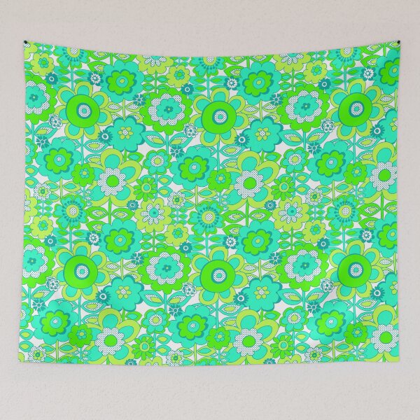 Item preview, 225 Fun Flowers green designed and sold by Cressidacarr.