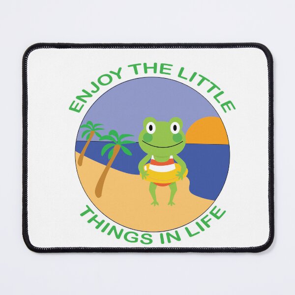Item preview, ENJOY THE LITTLE THINGS IN LIFE FROG designed and sold by DeliveryGeorge.