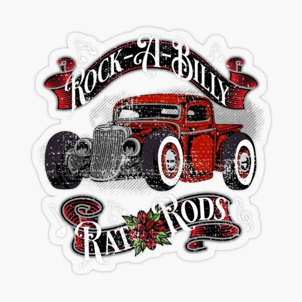 LUCKY 7 OLD SCHOOL ROCKABILLY RULES HOT RAT ROD BLOWER FLAGS SKULL TANK TOP  W608