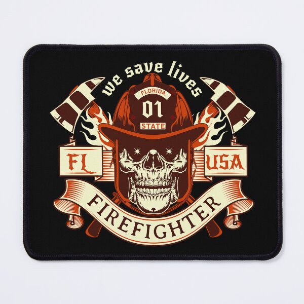 Item preview, Florida Firefighter  designed and sold by CattlettArt.