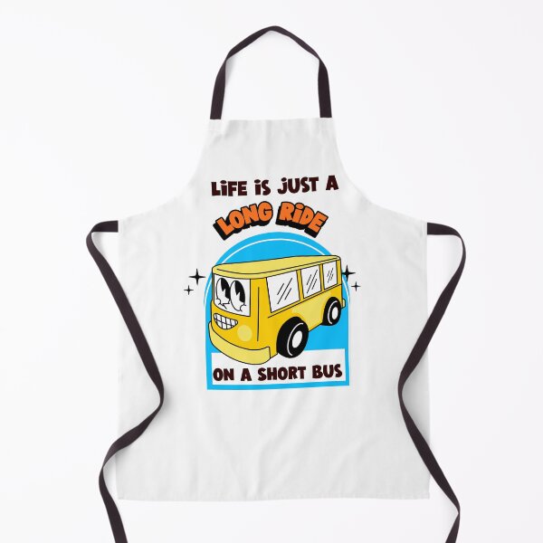 Item preview, Riding the Short Bus for Life Funny Colorful Design designed and sold by MyJojoBean.