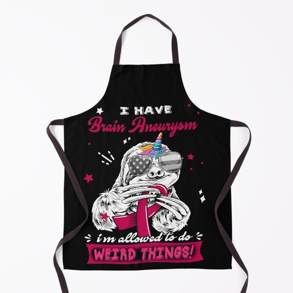 Item preview, Funny Sloth I Have Brain Aneurysm I'm Allowed To Do Weird Things designed and sold by Kohend.