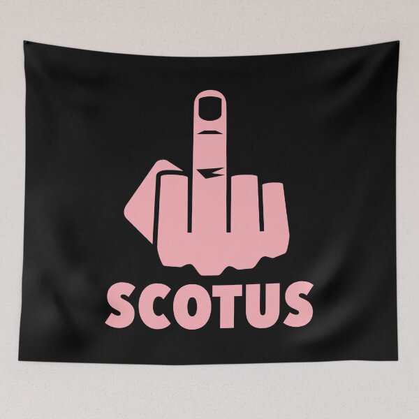 Item preview, FCK Scotus - censored with middle finger - pink designed and sold by Thelittlelord.