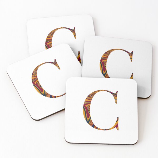 Item preview, Marbled Letter C designed and sold by PathfinderCP.