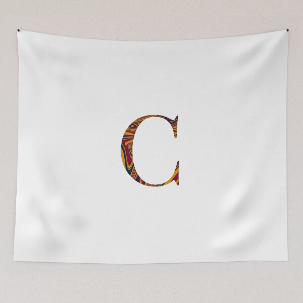 Item preview, Marbled Letter C designed and sold by PathfinderCP.