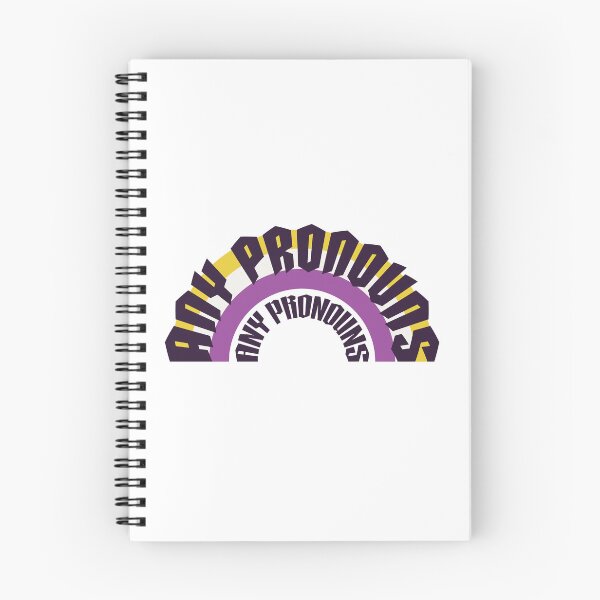 Item preview,  ANY PRONOUNS nonbinary rainbow designed and sold by seraphmars.