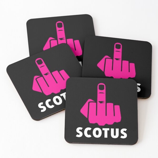 Item preview, FCK Scotus - censored with middle finger - hot pink white designed and sold by Thelittlelord.