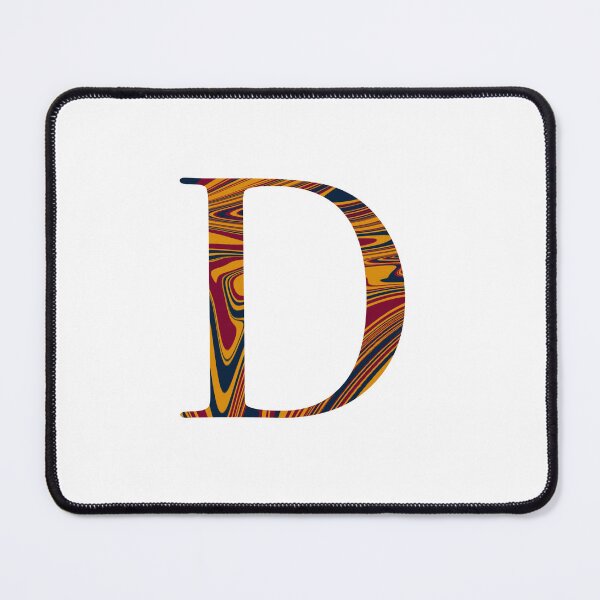 Item preview, Marbled Letter D designed and sold by PathfinderCP.