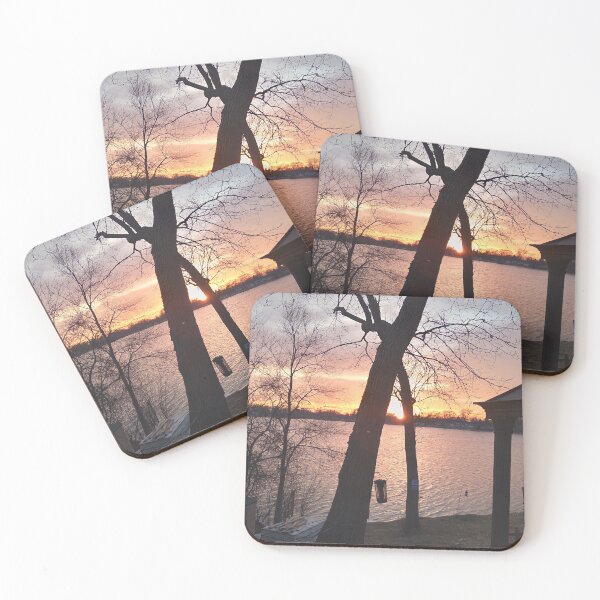 Item preview, Sunset at the lake house photo designed and sold by Melissa Renee.