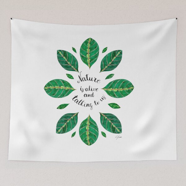 Item preview, Nature is alive and talking to us designed and sold by GinColorist.