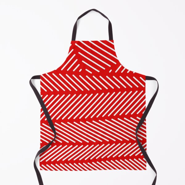 Item preview, Red and White Minimal Diagonal Line Patch Pattern  designed and sold by patternsoup.