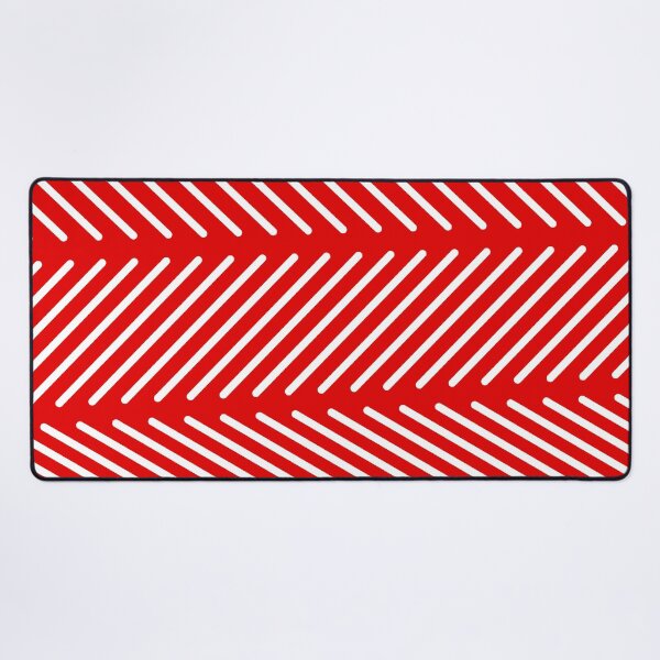Item preview, Red and White Minimal Diagonal Line Patch Pattern  designed and sold by patternsoup.