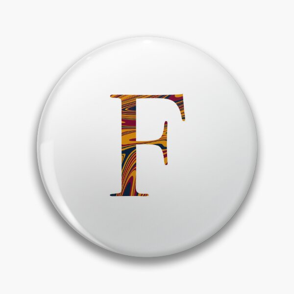 Item preview, Marbled Letter F designed and sold by PathfinderCP.