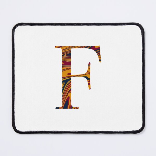 Item preview, Marbled Letter F designed and sold by PathfinderCP.