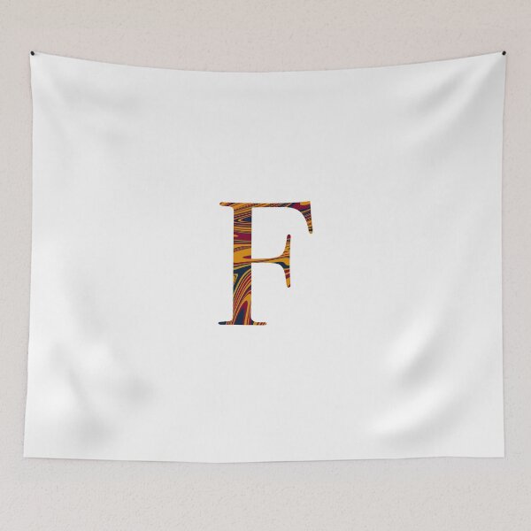 Item preview, Marbled Letter F designed and sold by PathfinderCP.