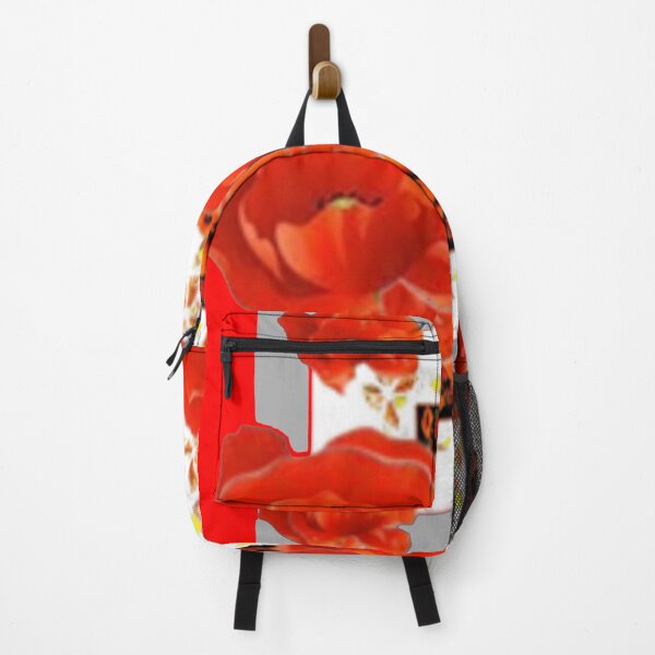 Item preview, ABSTRACT BLOOMING ORANGE POPPY FLOWERS GARDEN PATTERN designed and sold by sharlesart.