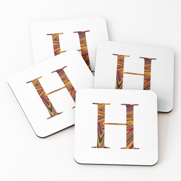 Item preview, Marbled Letter H designed and sold by PathfinderCP.