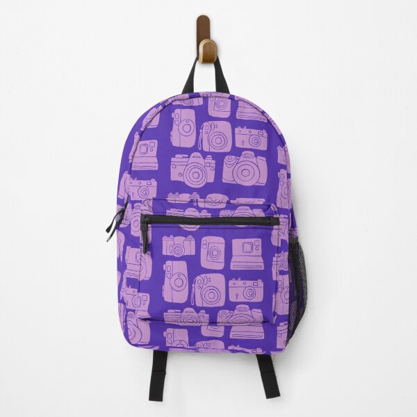 Item preview, cameras lilla and purple background designed and sold by MaddaMom.