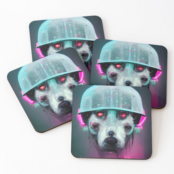 Item preview, Warrior Cyber Punk Dog designed and sold by thelofidragon.