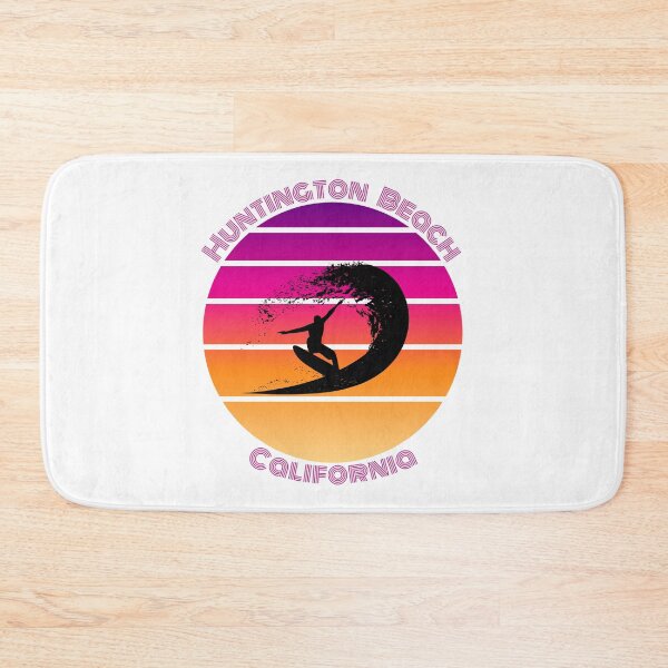Item preview, Huntington Beach, California Vintage Sunset Surfer designed and sold by HBVinyls.