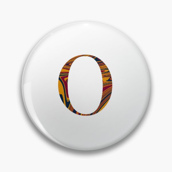 Item preview, Marbled Letter O designed and sold by PathfinderCP.