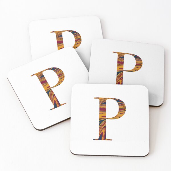 Item preview, Marbled Letter P designed and sold by PathfinderCP.